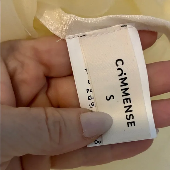 Commense Cream Layered Ruffle Blouse - Picture 8 of 9